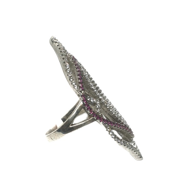 925 Sterling Silver Modern Style Ring MGA - LRS0081