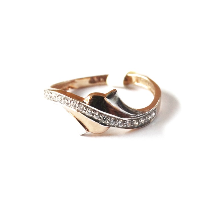 18k rose gold fancy ring mga - rgr0016