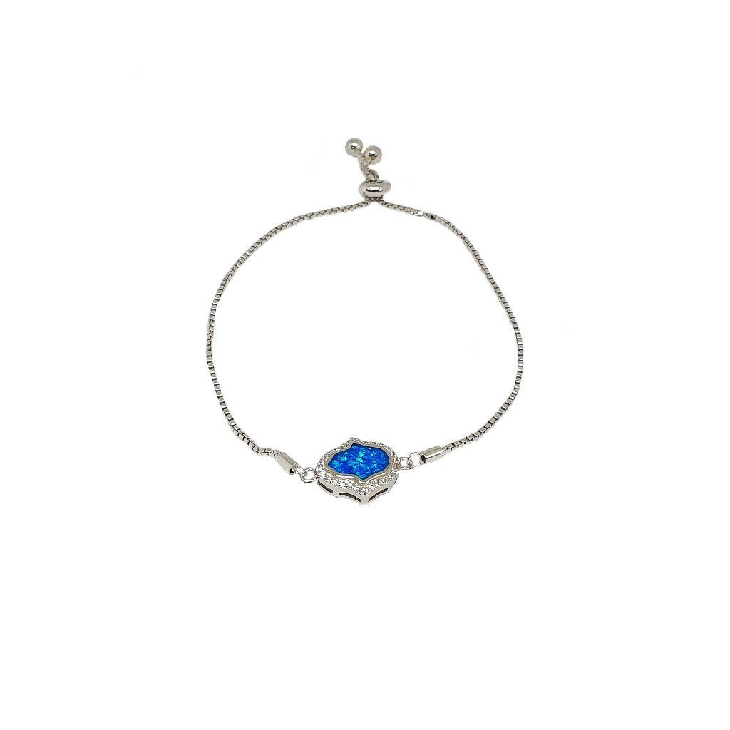 Blue MOP Diamond 925 Sterling Silve...