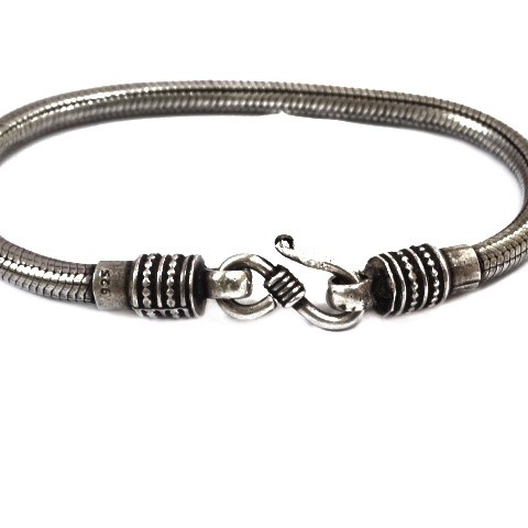 925 Sterling Silver Gents Bracelet MGA - BRS0263