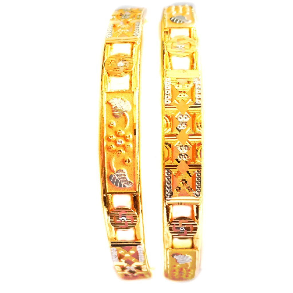 22k Plain Gold Copper Kadli Bangles...