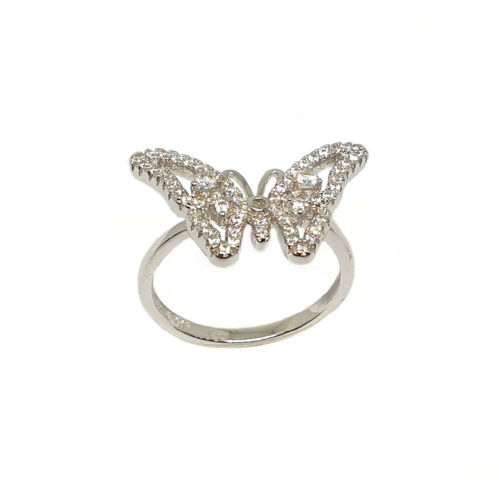 925 Sterling Silver Butterfly Shape...