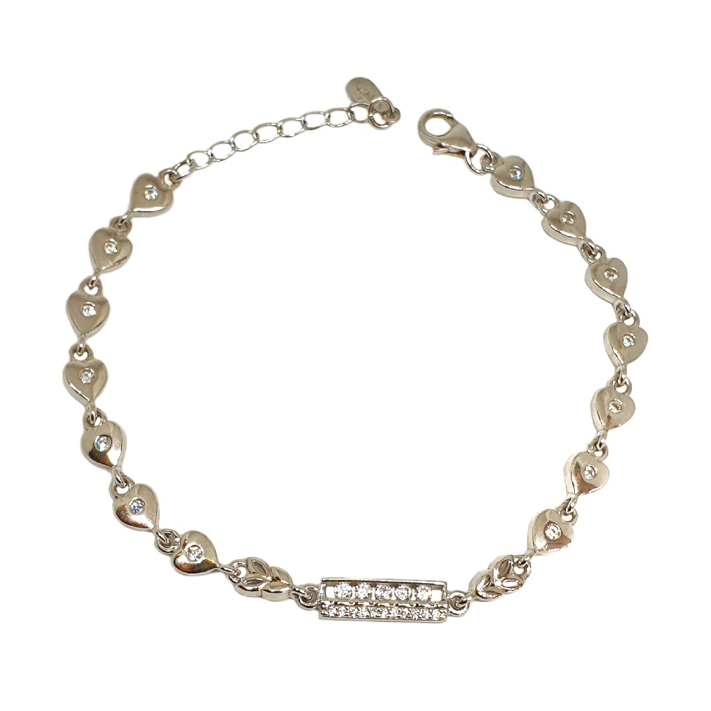 925 Sterling Silver Fancy Bracelet...