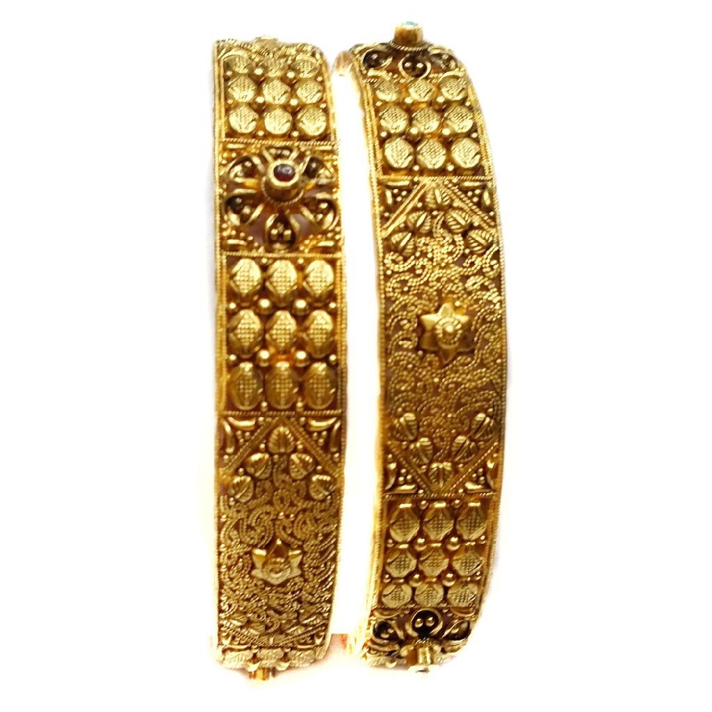 22k gold antique bangle kada mga -...