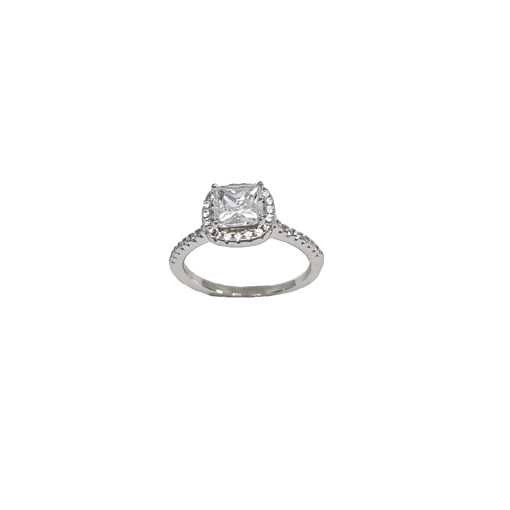 Beautiful Diamond Ring In 925 Sterl...