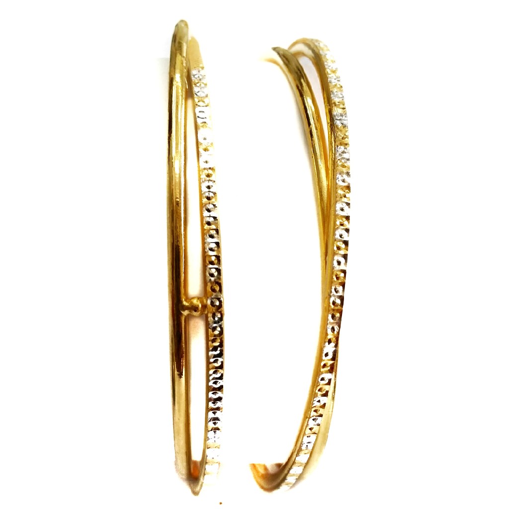 916 Yellow Gold Copper Kadli Bangle...