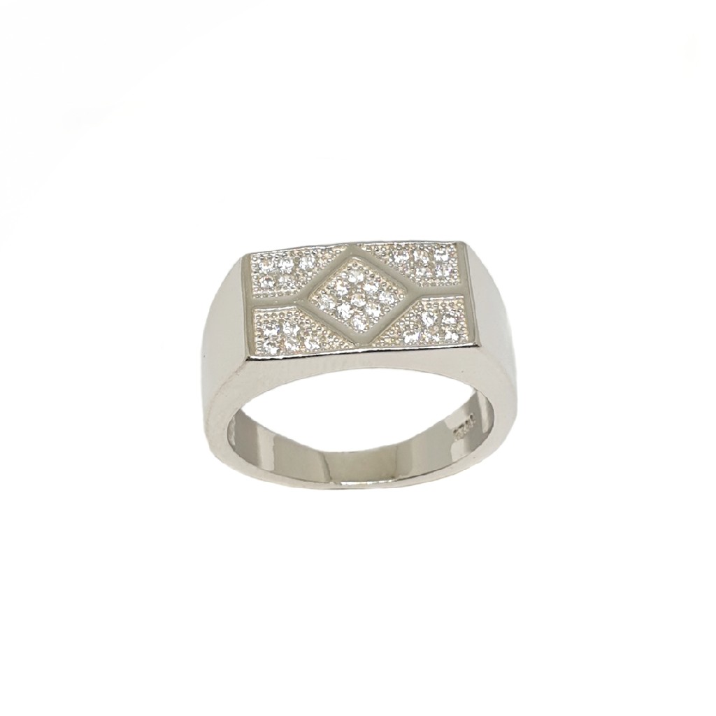 925 Sterling Silver Square Shaped G...