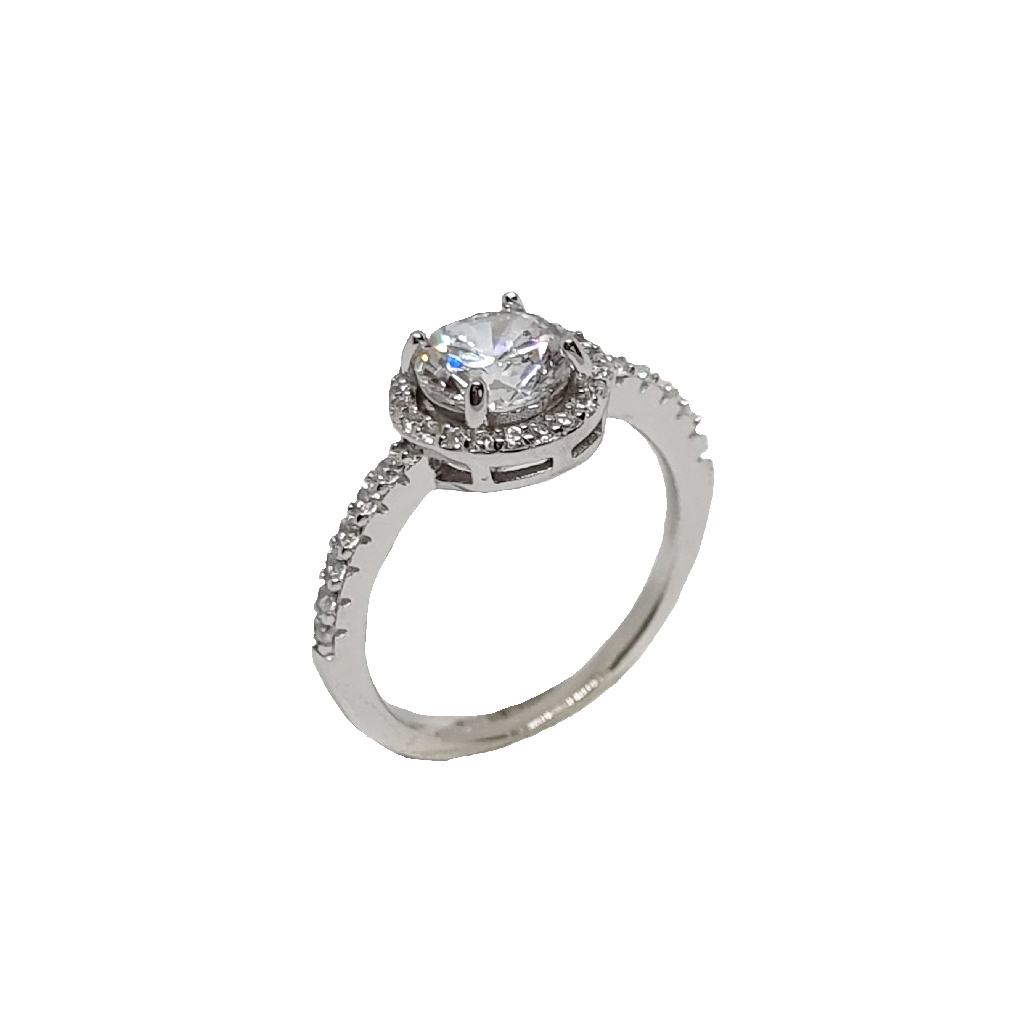 Diamond Proposal Ring In 925 Sterli...