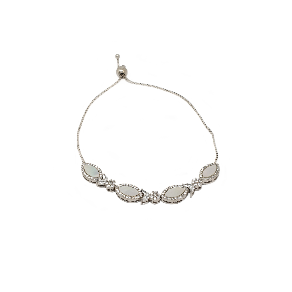 Beautiful MOP Bracelet 925 Sterling...