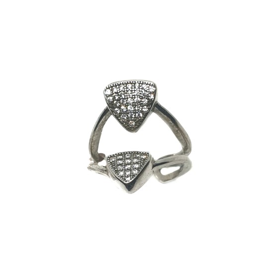 925 Sterling Silver Triangle Shape...