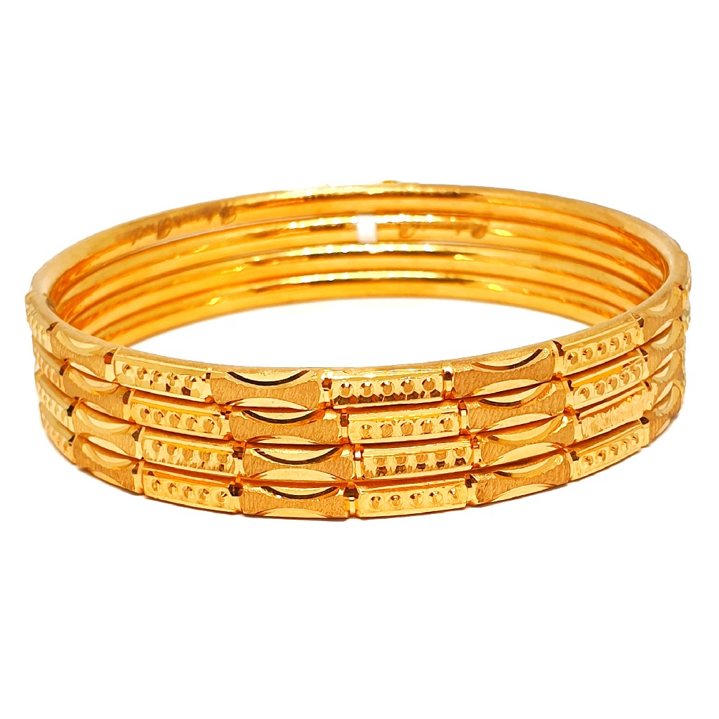 1 gram gold forming plain bangles m...