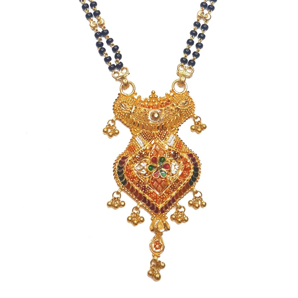 22k Gold Kalkatti Designer Mangalsutra MGA - GM026