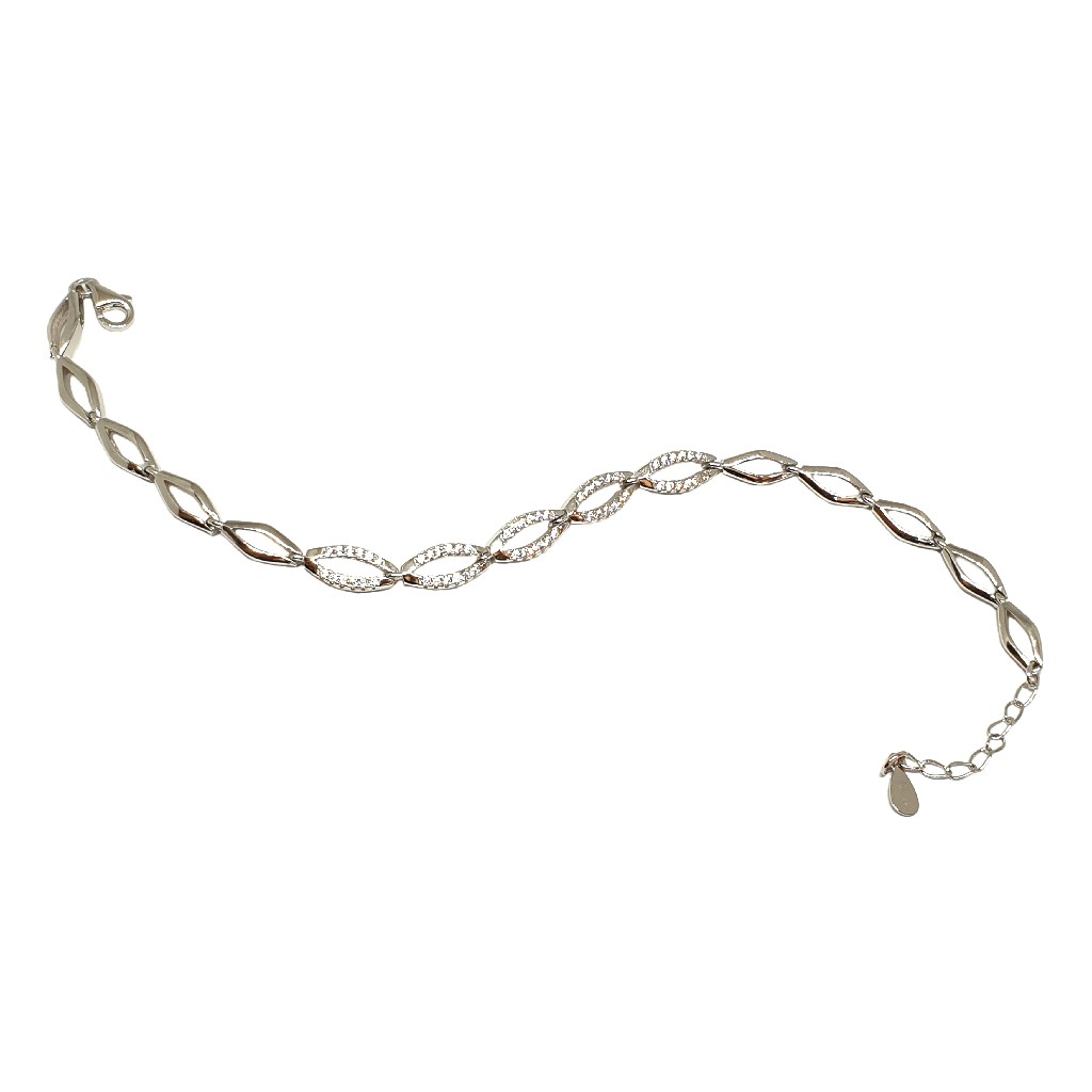 925 Sterling Silver Fancy Bracelet...