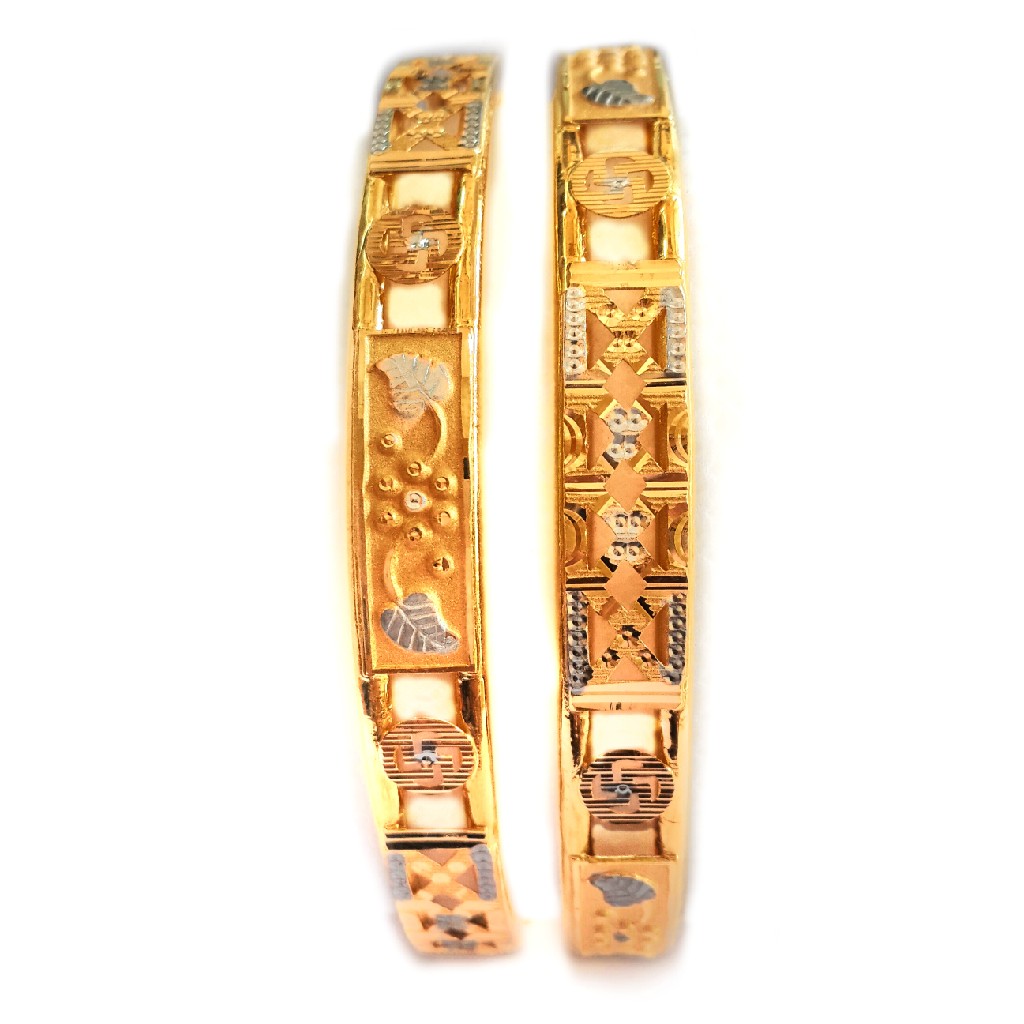 22k gold copper kadli bangles mga -...