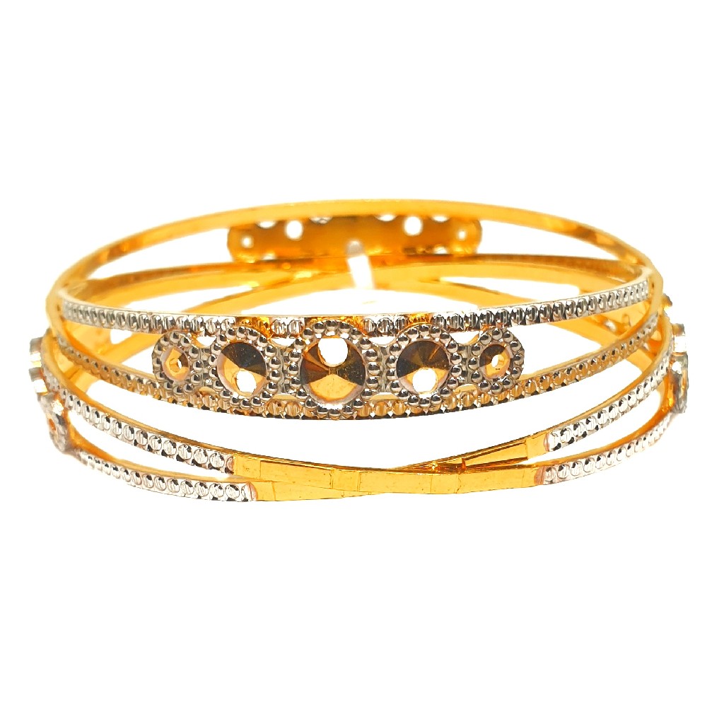 One gram gold plated fancy bangles...