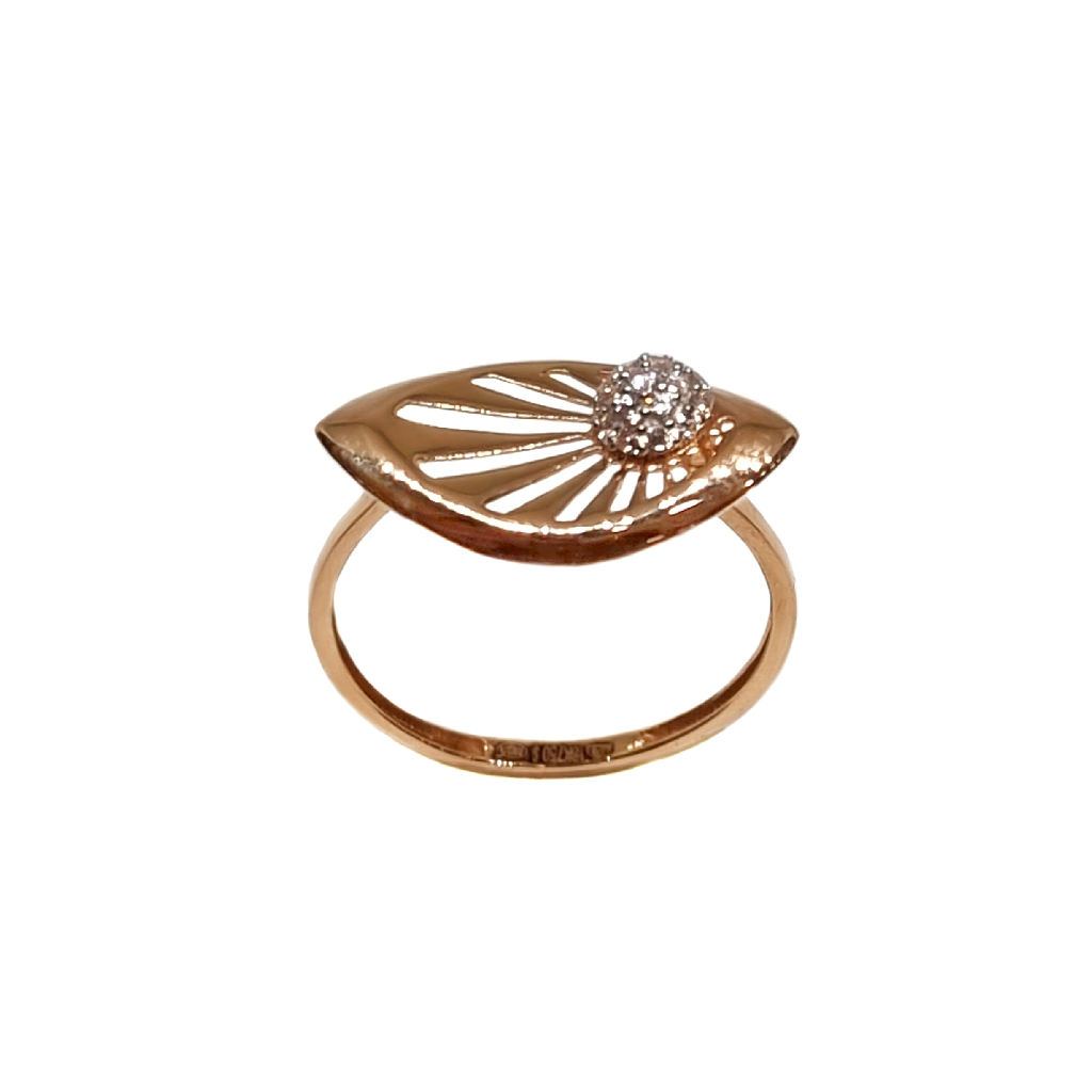 18K Rose Gold Designer Ladies Ring...