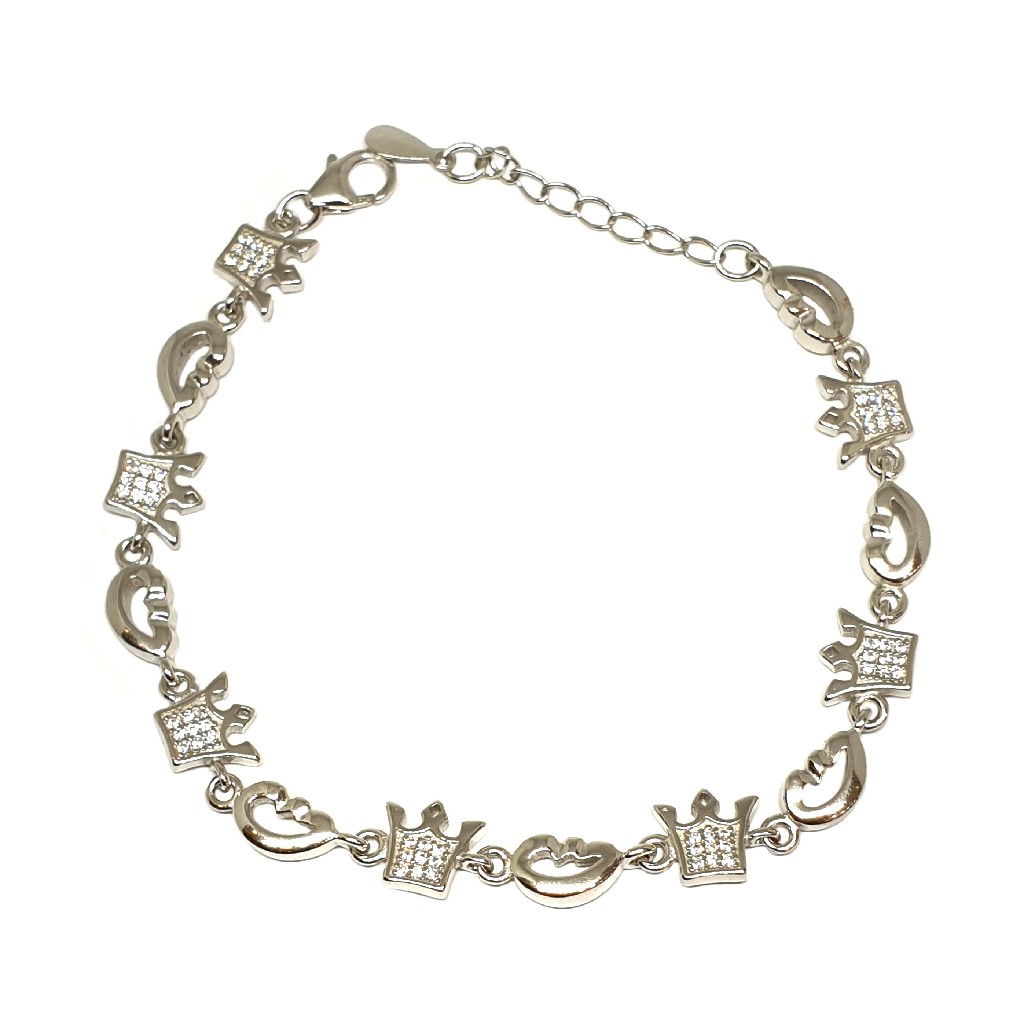 925 Sterling Silver Queen Bracelet...