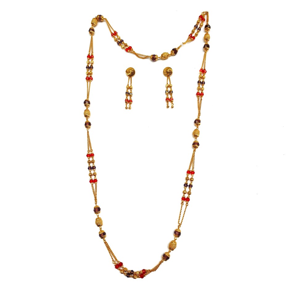 1 gram gold forming vertical mala m...