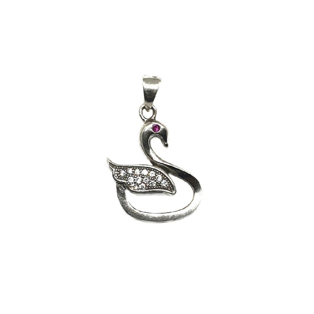 925 Sterling Silver Swan Pendant MGA - PDS0057