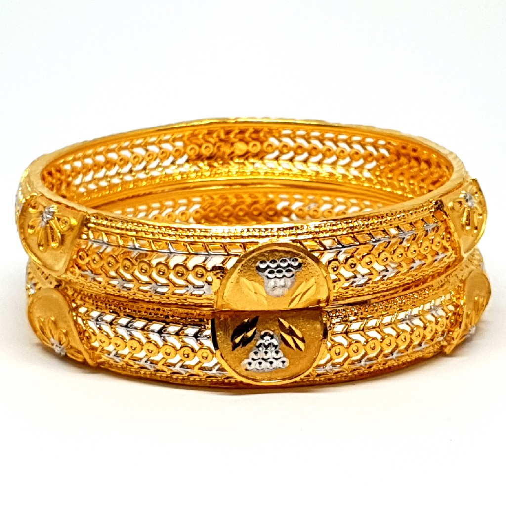 One gram gold forming kada bangles...