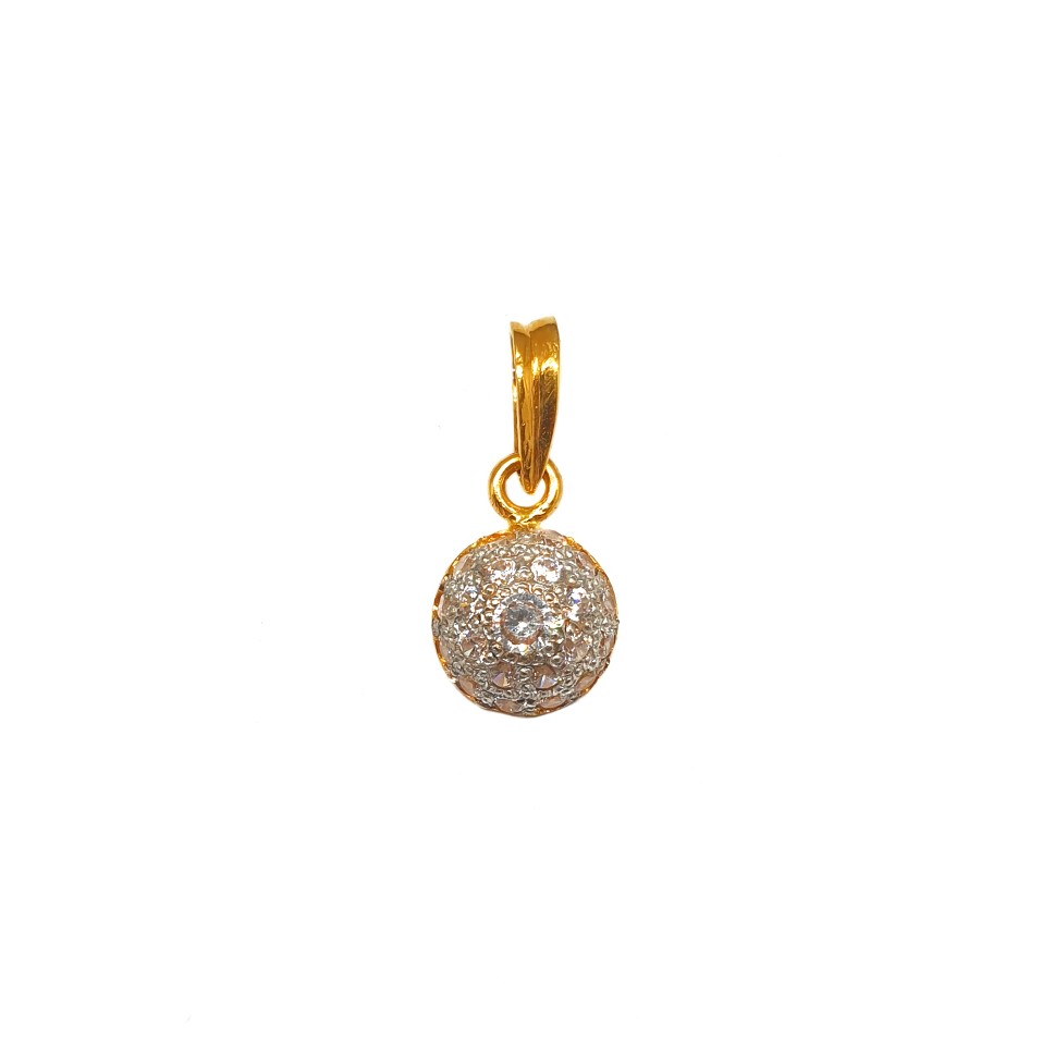 22K Gold Diamond Pendant MGA - PDG0...