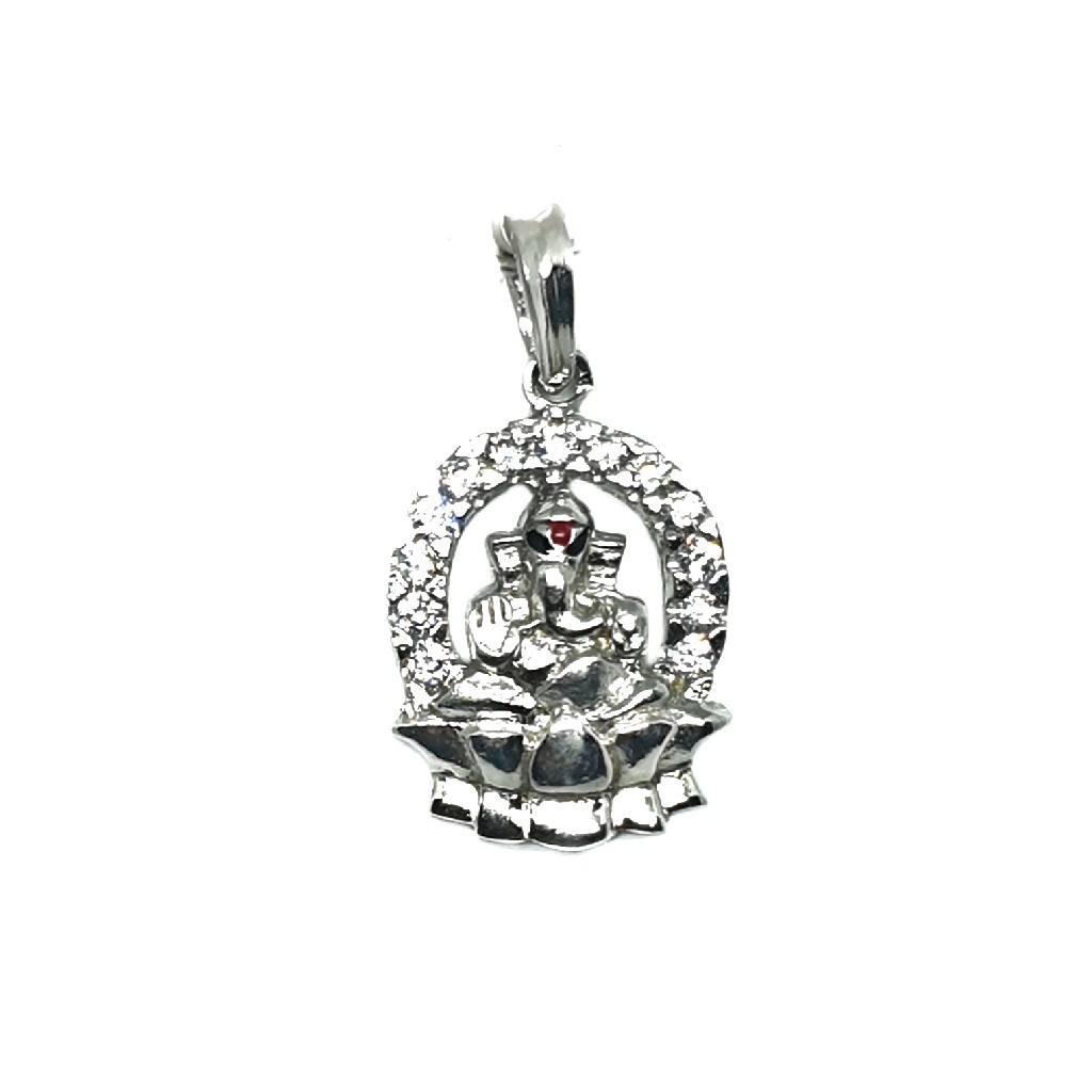 925 Sterling Silver Ganesh Pendant...