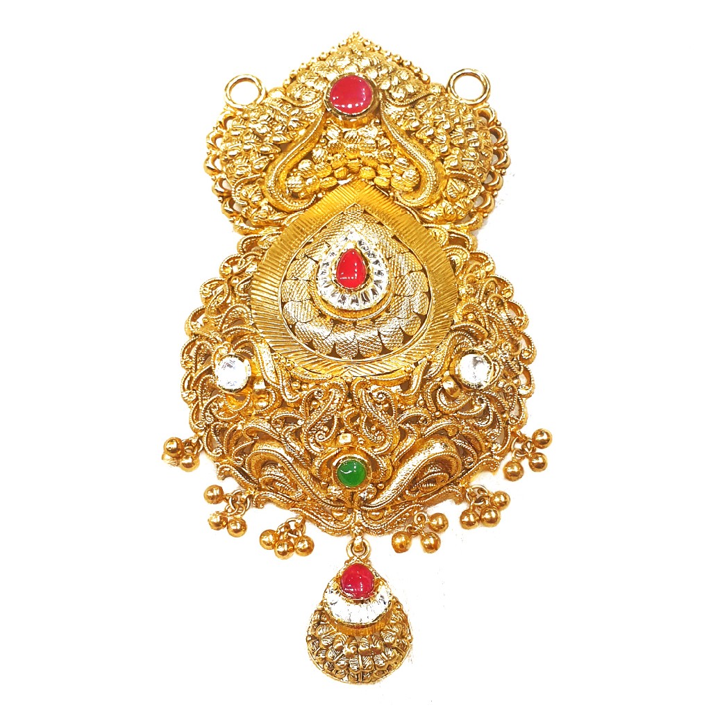 22k Goldb Rajputana Style Antique O...