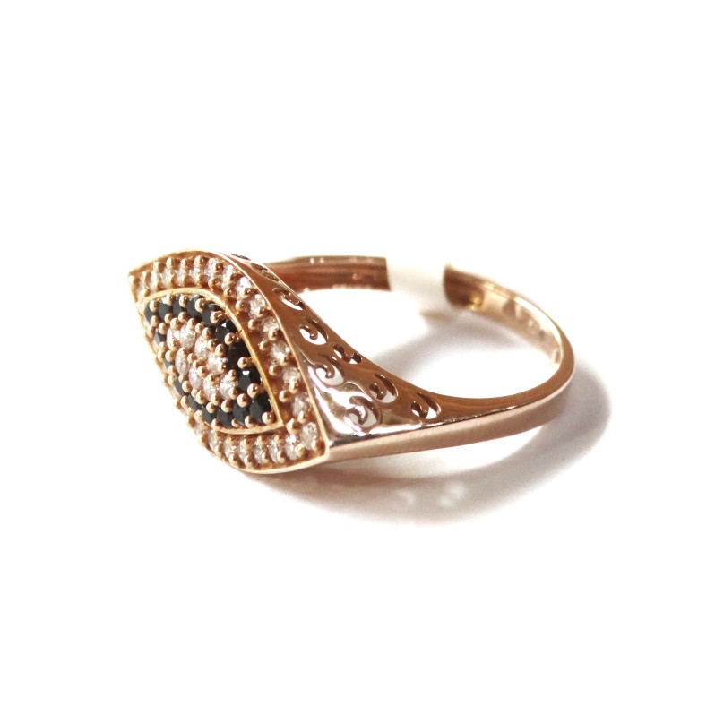 1818k rose gold fancy ring mga - rgr0015