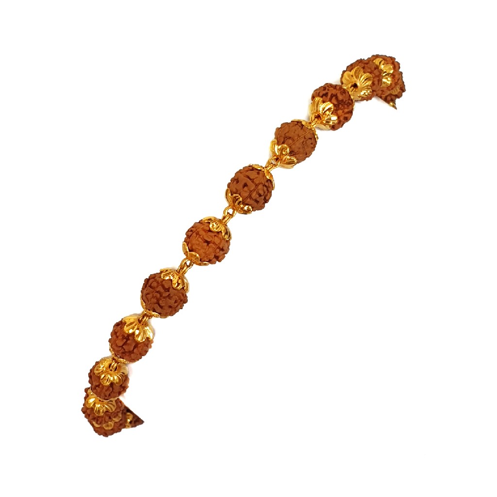 One gram gold forming rudraksh brac...