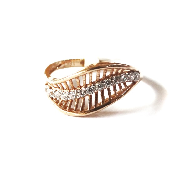 18k rose gold fancy ring mga - rgr0020