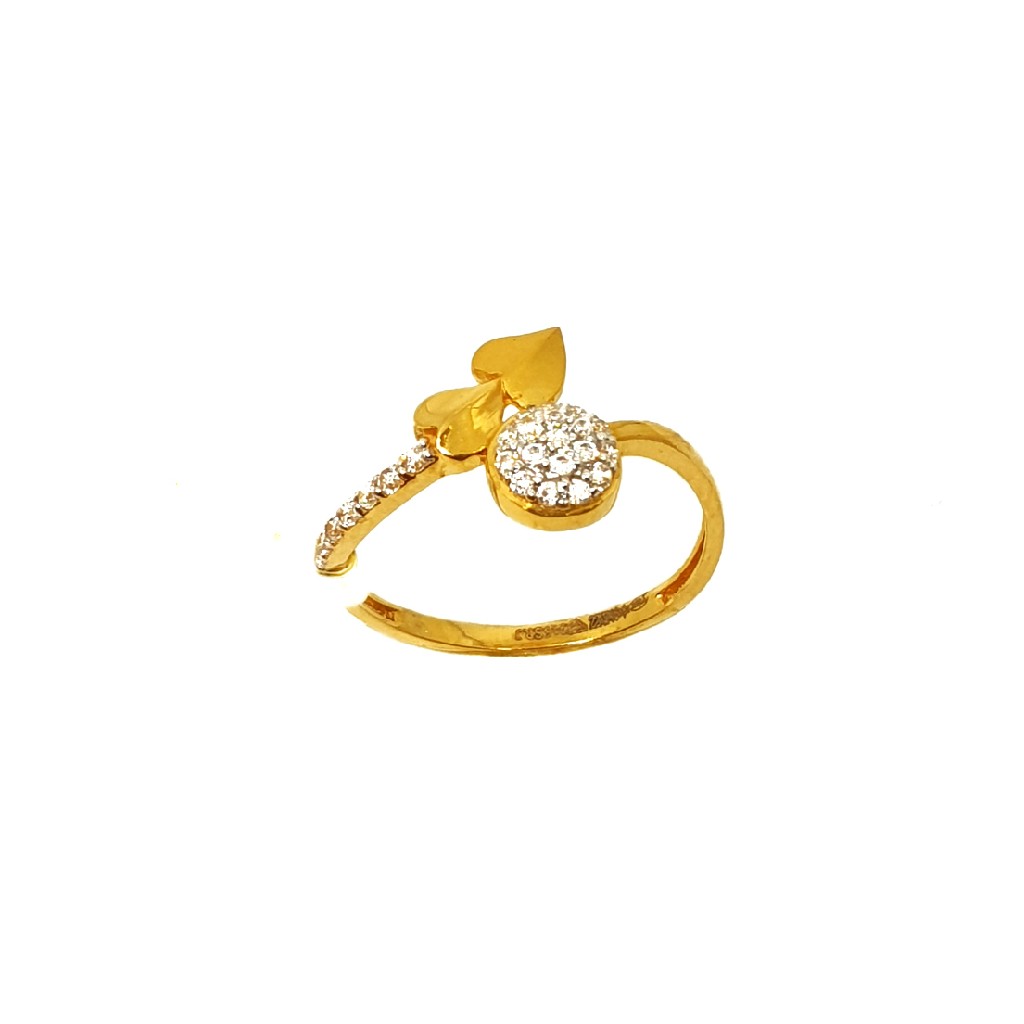 22K Gold Round Shaped Ring MGA - LR...