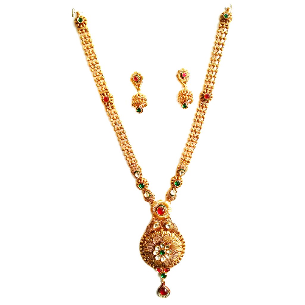 916 Gold Rajputana Antique Oxidised...