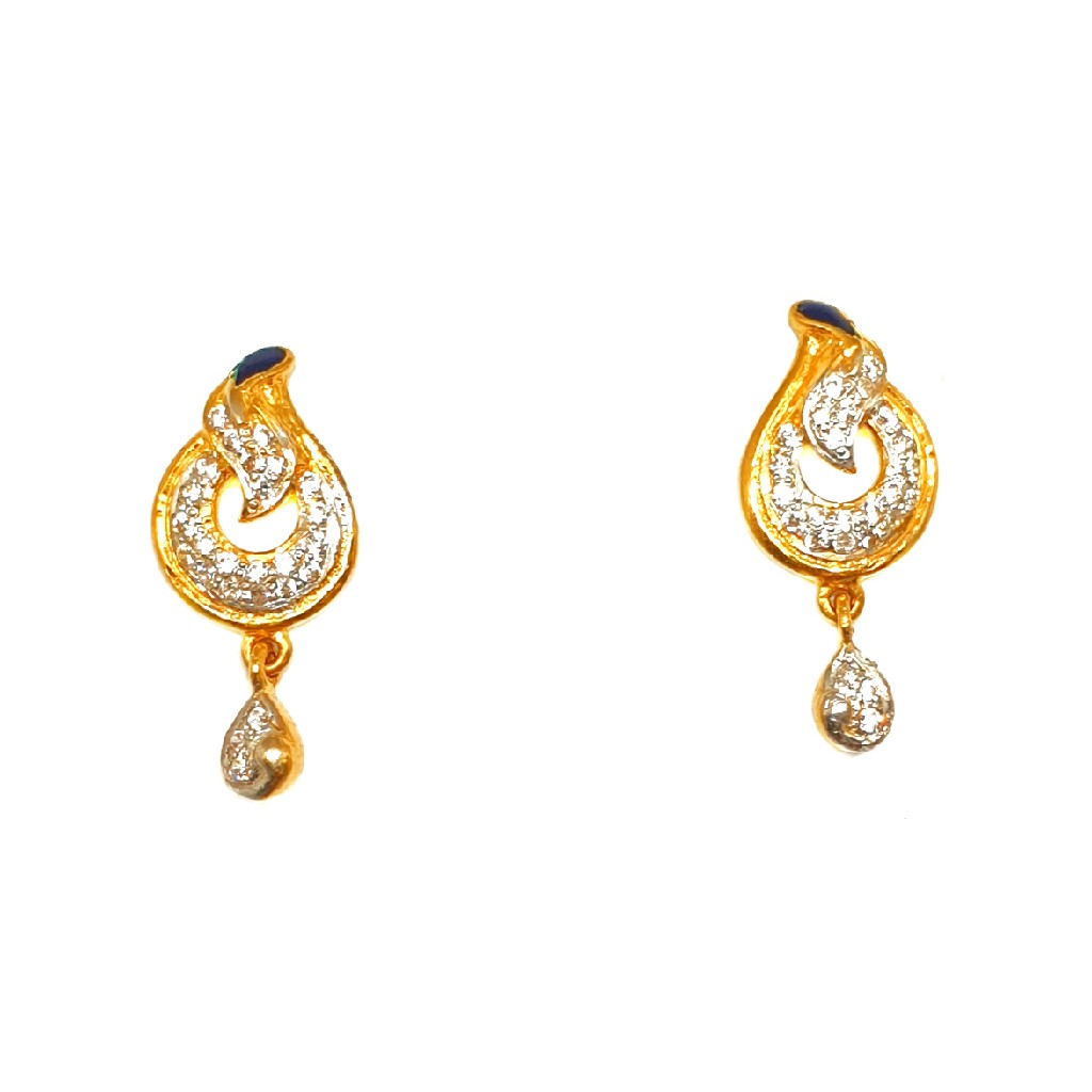 22K Gold Fancy Earrings MGA - BTG01...