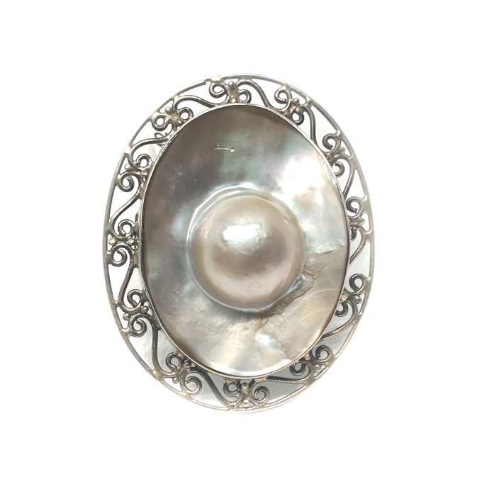 925 sterling silver oval shaped raj...