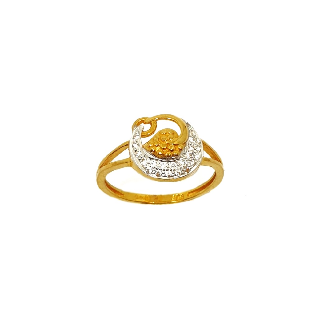 22K Gold Round Shaped Ring MGA - LR...