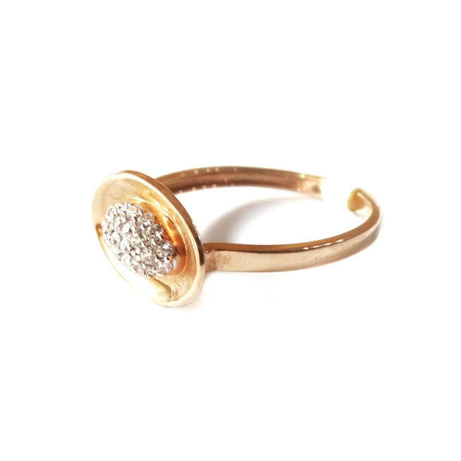 18k rose gold fancy ring mga - rgr0...