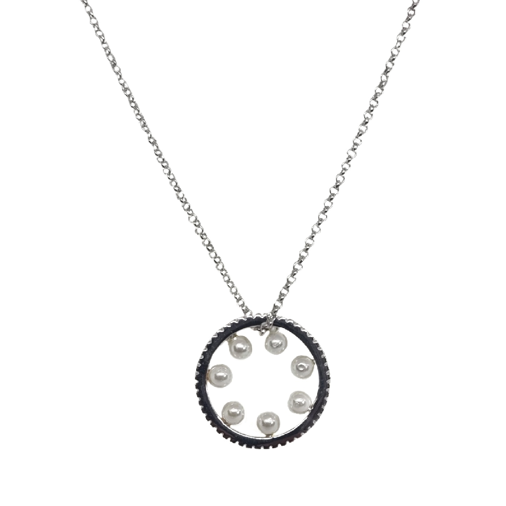 Ring Design Pendant Chain In 925 St...