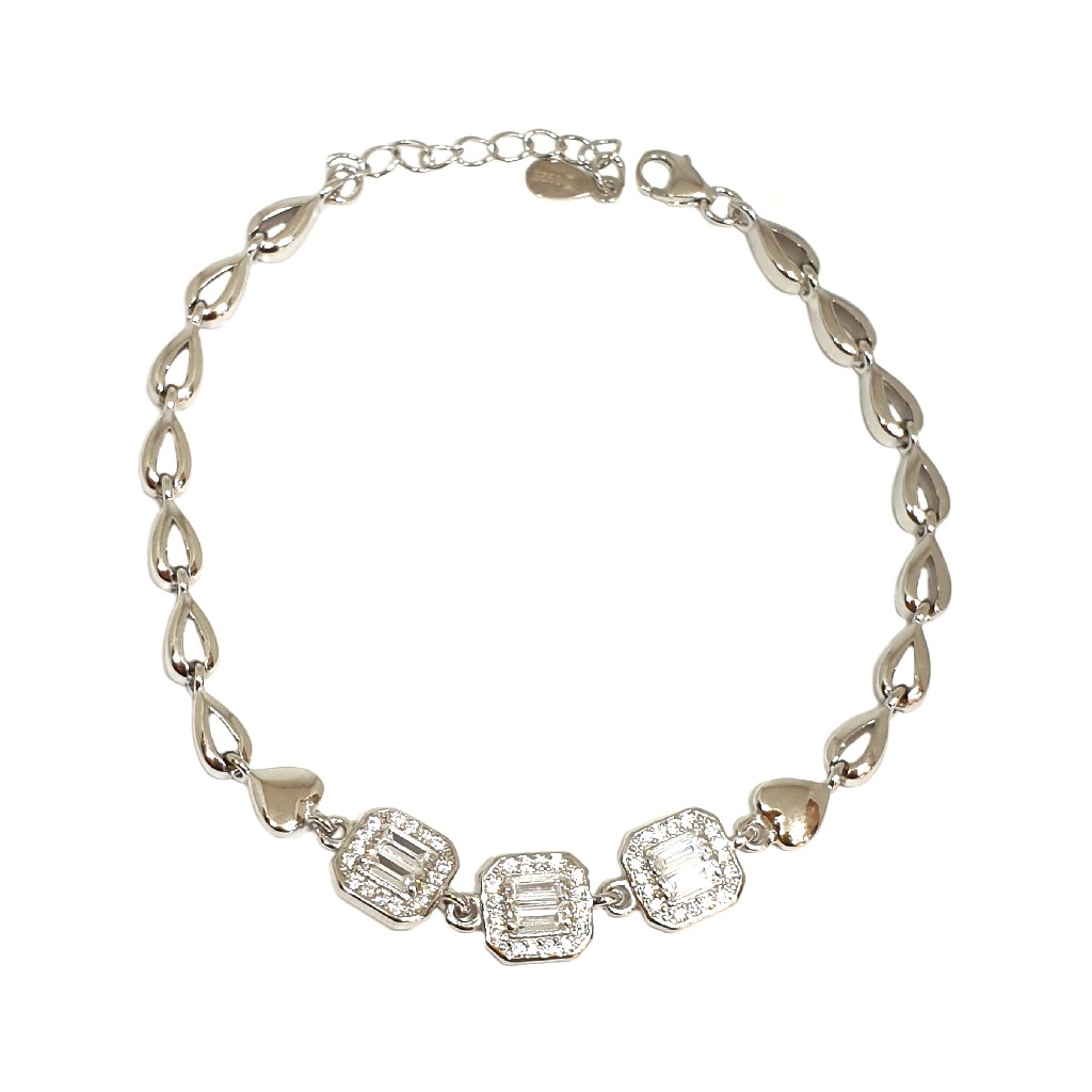 925 Sterling Silver Modern Bracelet...