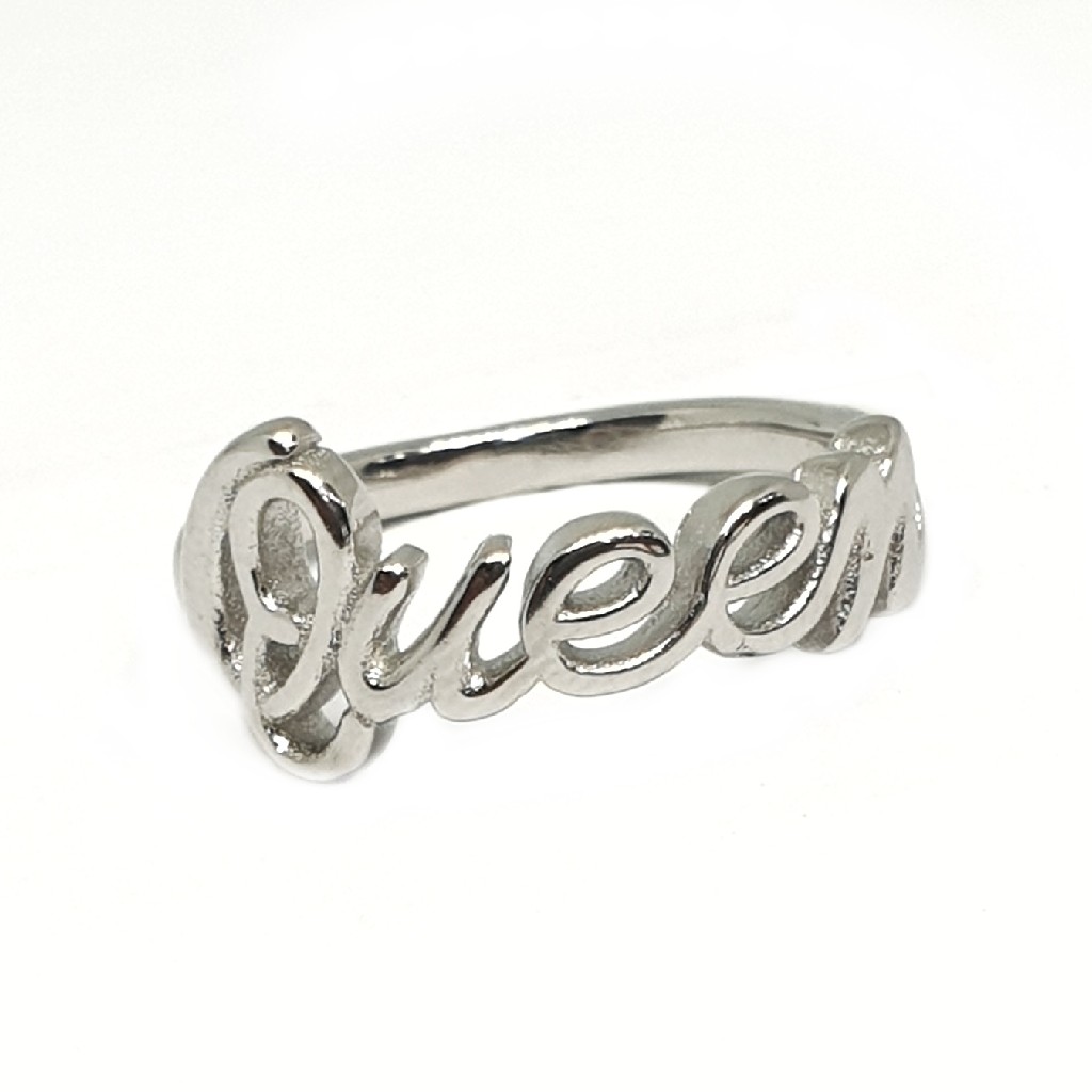 925 sterling silver queen ring mga - lrs3378