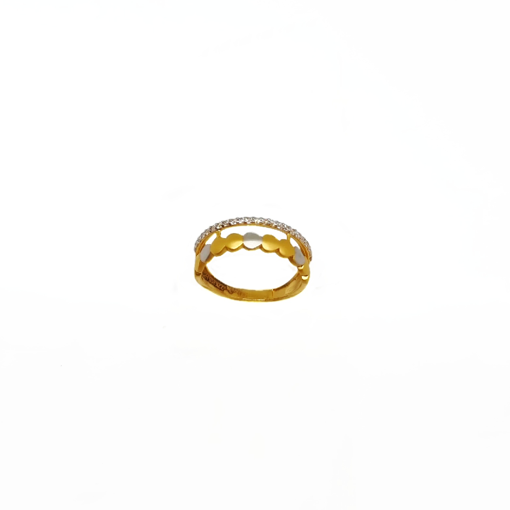 Simple Band Ladies Ring In 22K Gold...