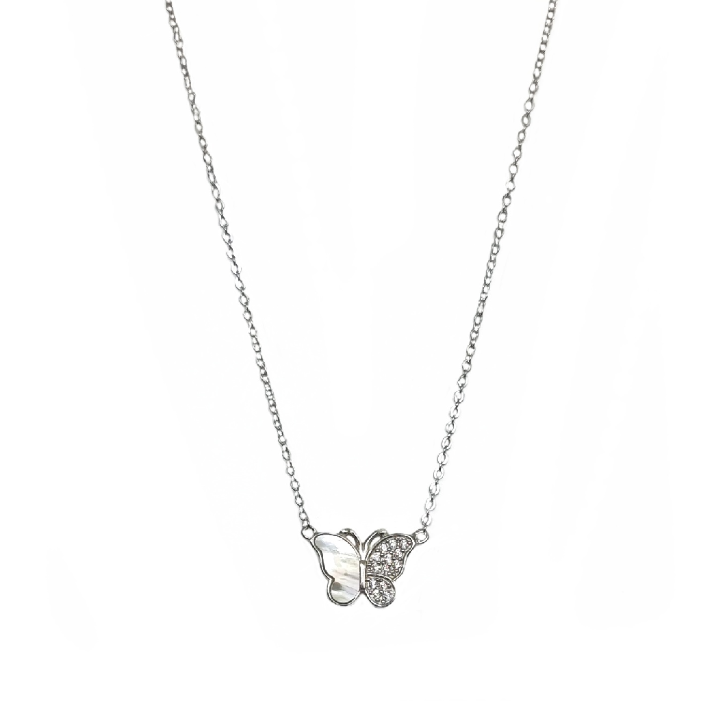 Butterfly Chain Pendant In 925 Ster...