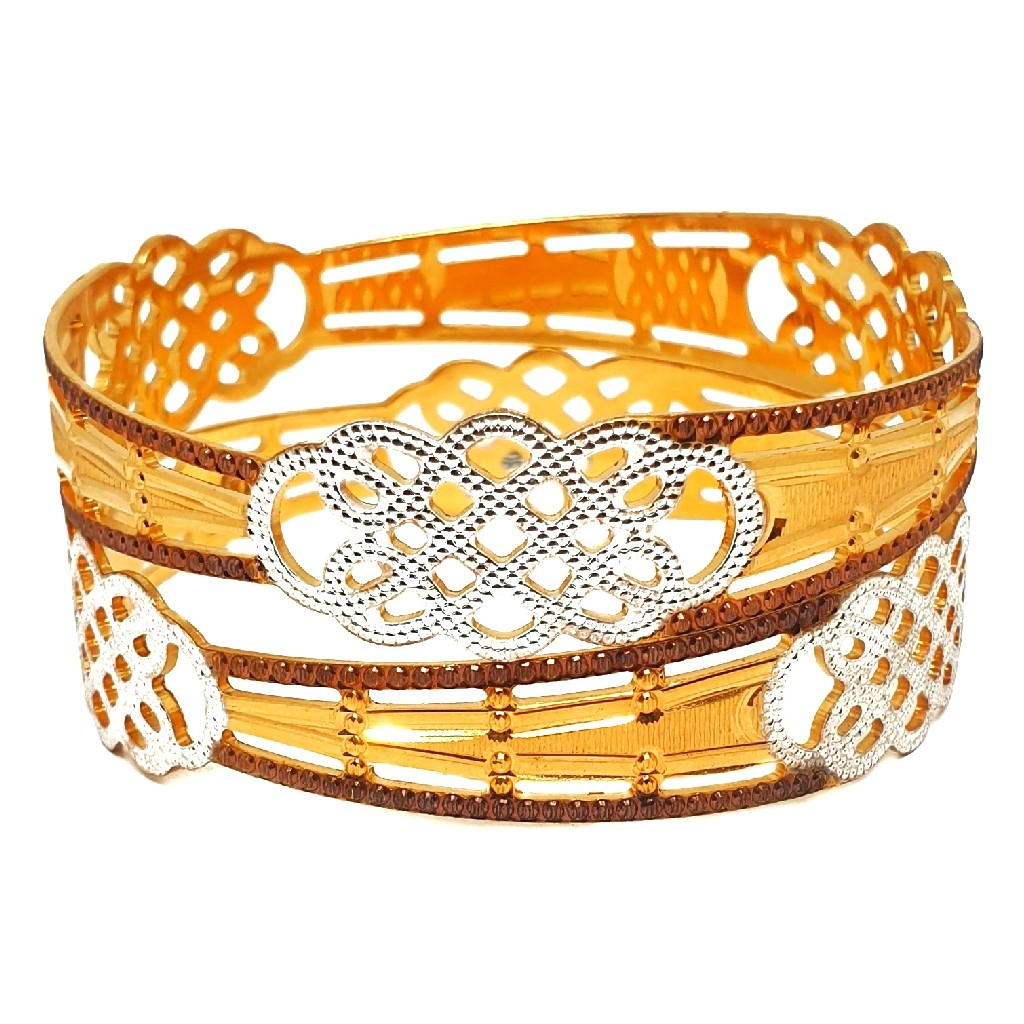 1 gram gold forming designer bangle...