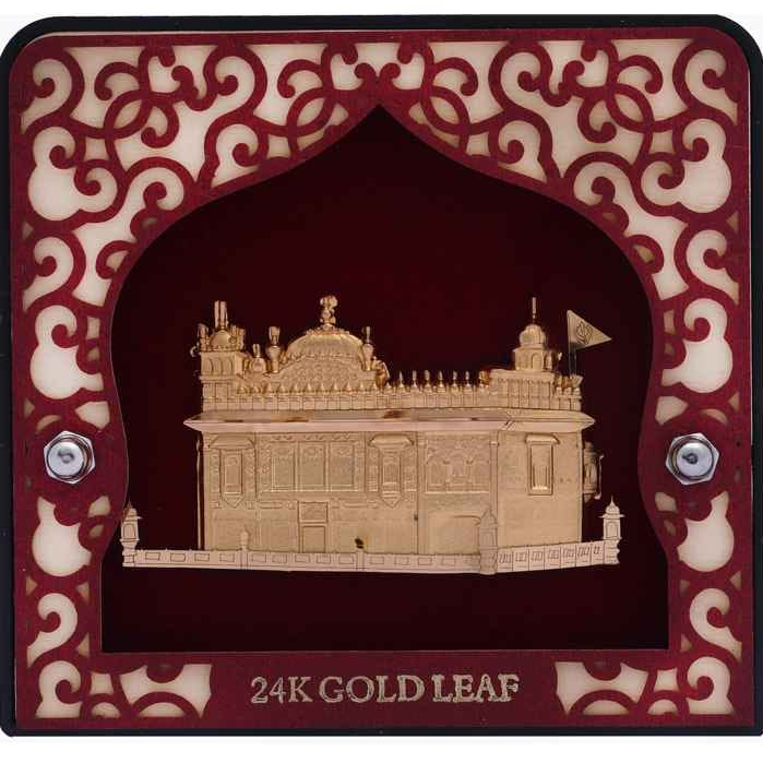 Golden Temple 24K Gold Leaf Frame M...