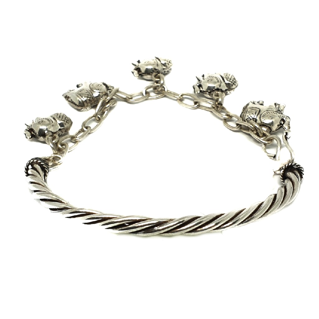 925 Sterling Silver Elephant Pandad...