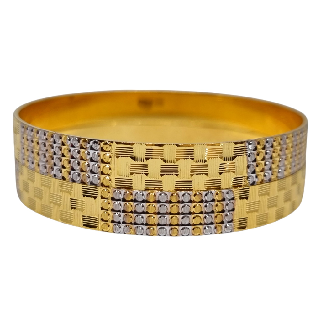 1 Gram Gold Forming Designer Bangle...