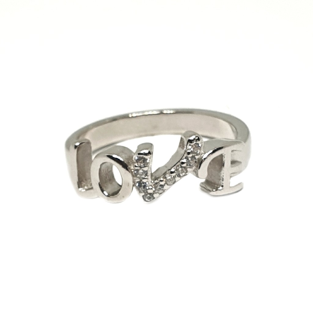 925 Sterling Silver Love Ring MGA - LRS3377