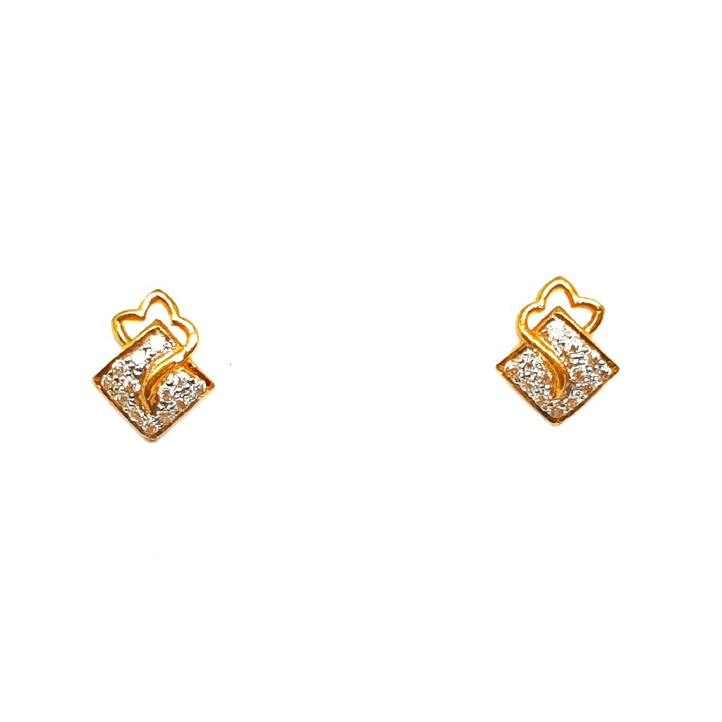 22K Gold Modern Earrings MGA - BTG0...