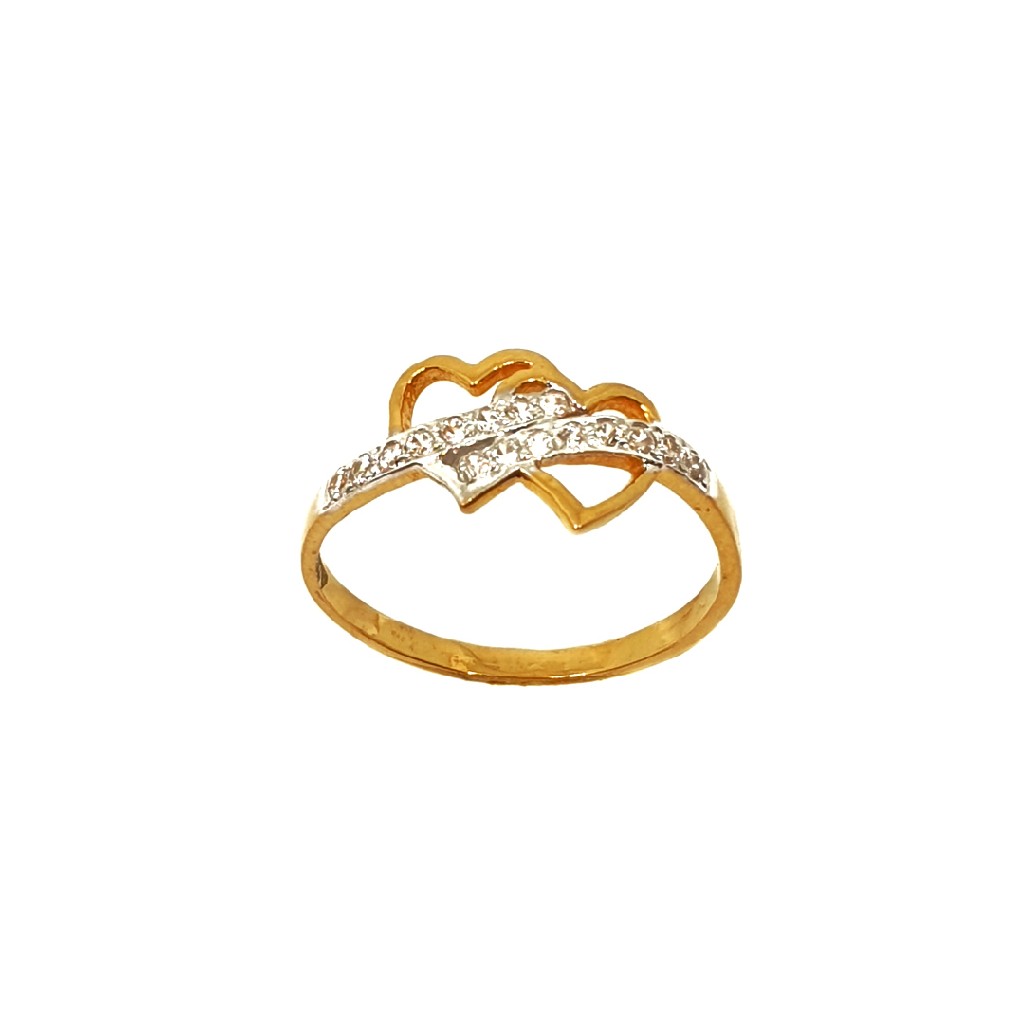 22K Gold Heart Shaped Ring MGA - LR...