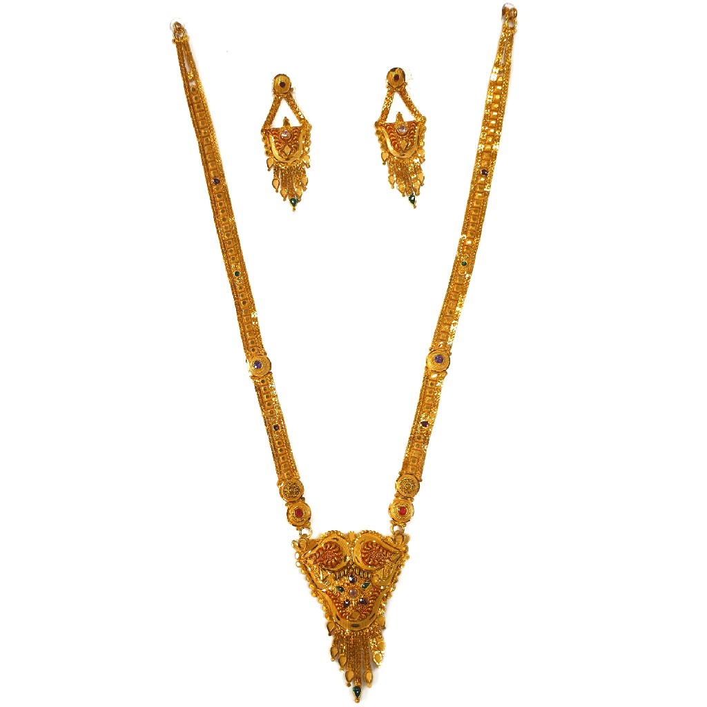 One gram gold forming necklace set...