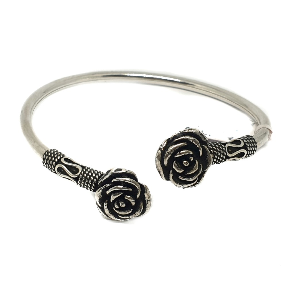 925 Sterling Silver Black Rose Brac...